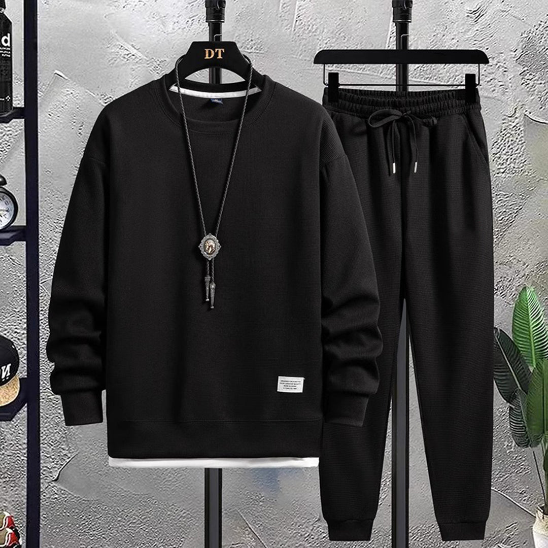 Wearclo | Men's Jogging Suit Casual Two-Piece Athleisure Set