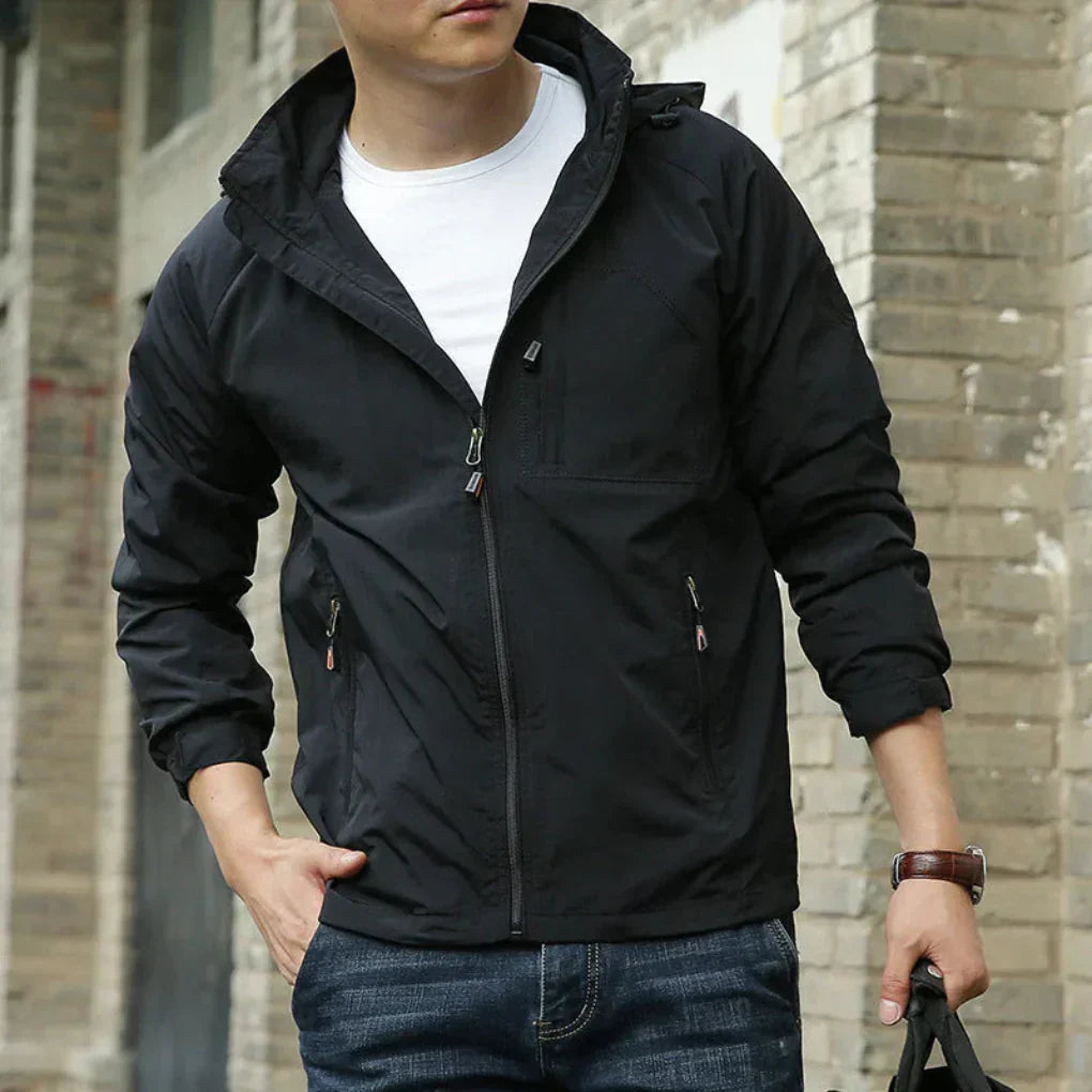 Wearclo | Men's Lightweight Hooded Jacket