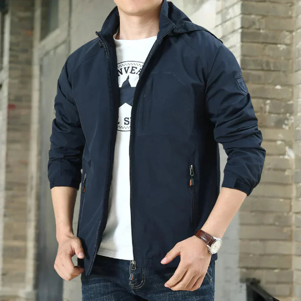 Wearclo | Men's Lightweight Hooded Jacket