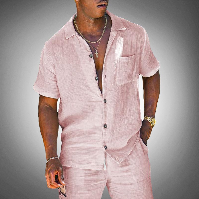 Wearclo | Men's Linen Beach Set