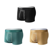 Wearclo Men's Boxer Briefs - Comfortable Support & Massage Fit