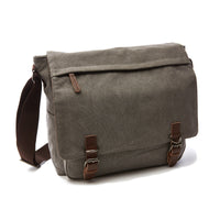 Wearclo | Men's Messenger Bag with Buckle Flap