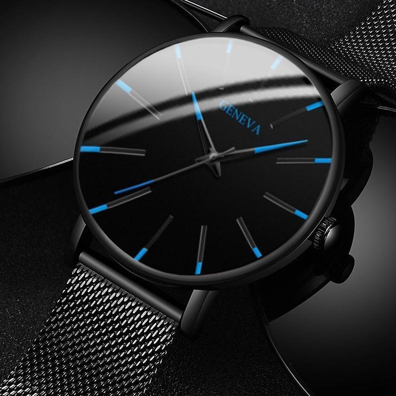 Wearclo | Men's Minimalist Mesh Band Watch