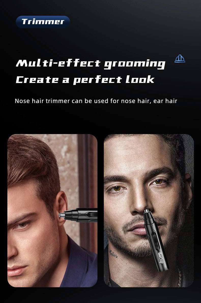 Wearclo | Men's Nose Ear Hair Trimmer with Rotating Blade