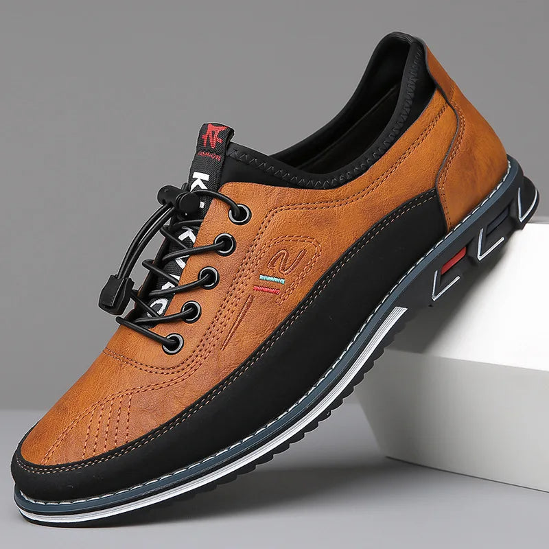 Wearclo | Men's Oxford Shoes - Stylish Lace-Up