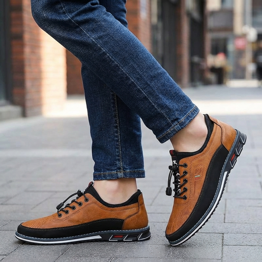 Wearclo | Men's Oxford Shoes - Stylish Lace-Up