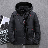 Wearclo | Men's Insulated Winter Parka with Hood