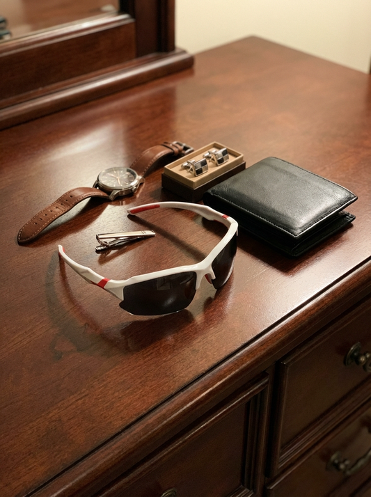 Wearclo | Men's Polarized Sports Sunglasses with Wrap-Around Frame