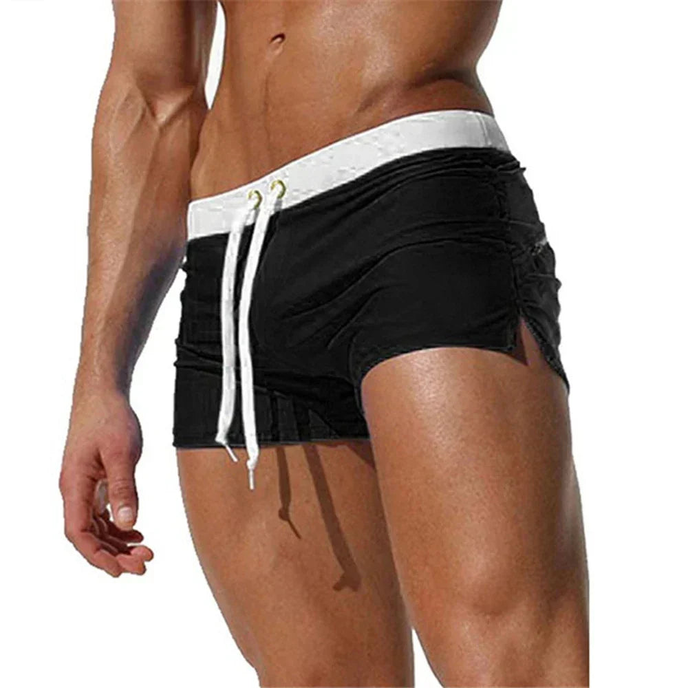Wearclo | Men's Quick Dry Swim Shorts with Drawstring Waist