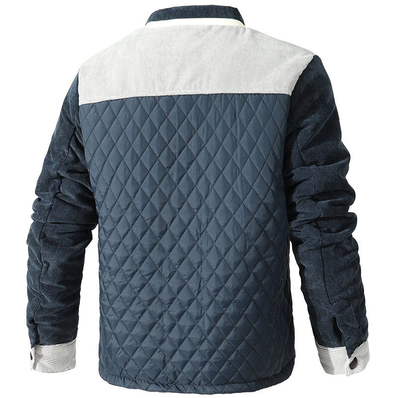 Wearclo | Men's Quilted Bomber Jacket