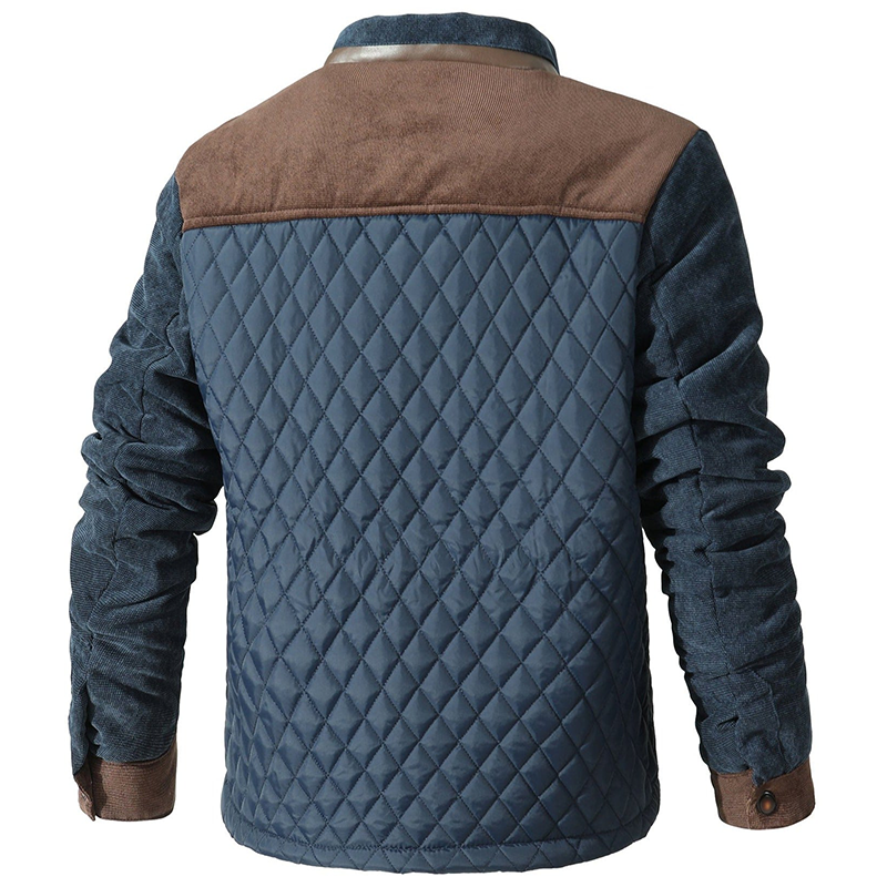 Wearclo | Men's Quilted Bomber Jacket