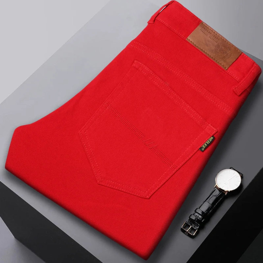 Wearclo | Men's Slim Fit Stretch Jeans