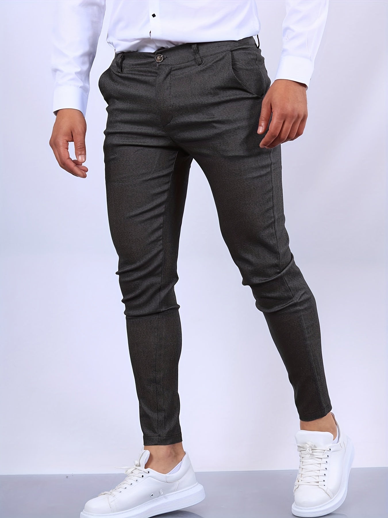 Wearclo | Men's Stretch Skinny Chinos