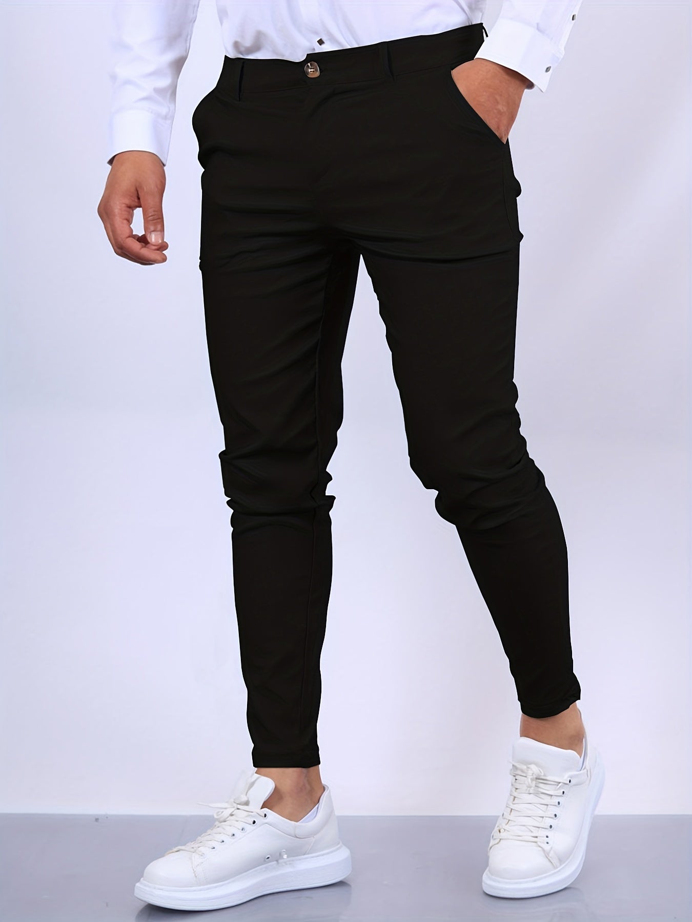 Wearclo | Men's Stretch Skinny Chinos