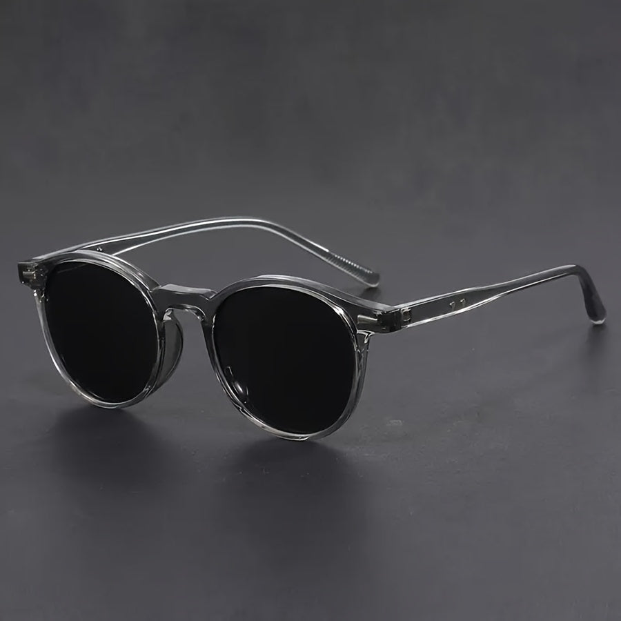 Wearclo | Men's Sunglasses RetroView – Round Tortoiseshell Glasses with Lightweight Frame