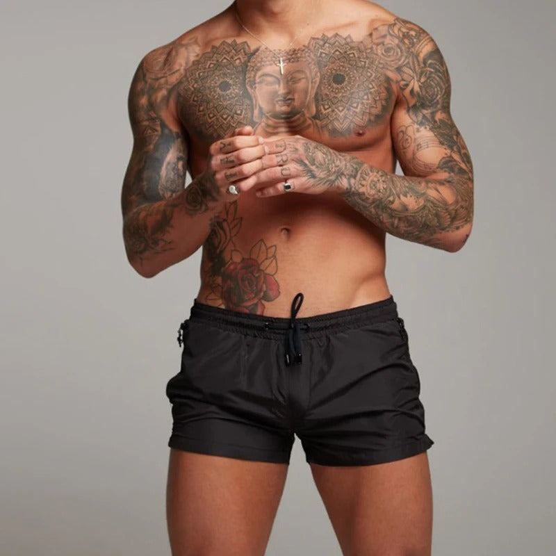 Wearclo | Men's Swim Shorts with Zip Pockets