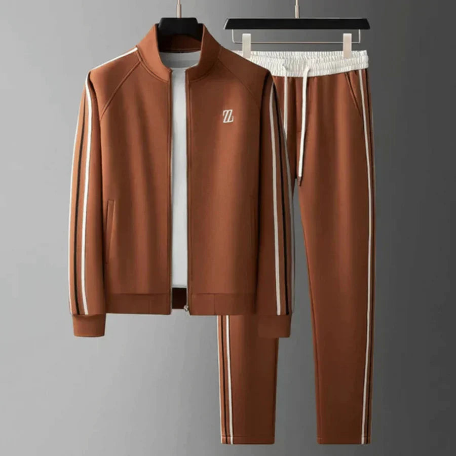 Wearclo | Men's Tracksuit Set with Side Stripes