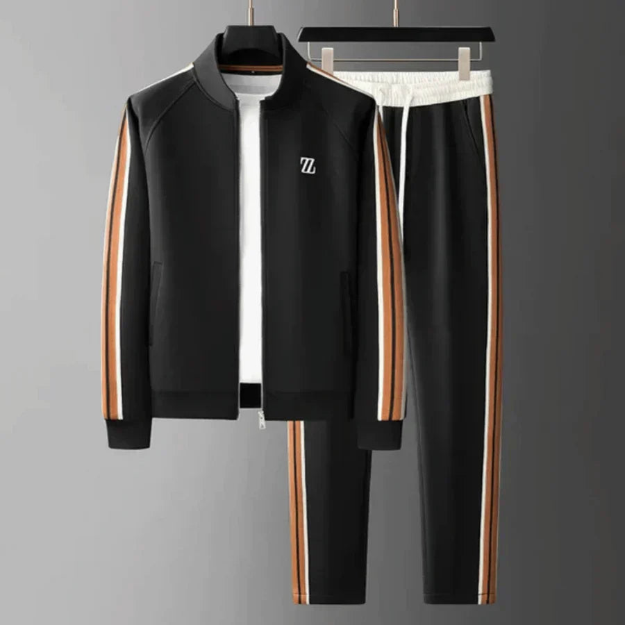 Wearclo | Men's Tracksuit with Side Stripe Detail