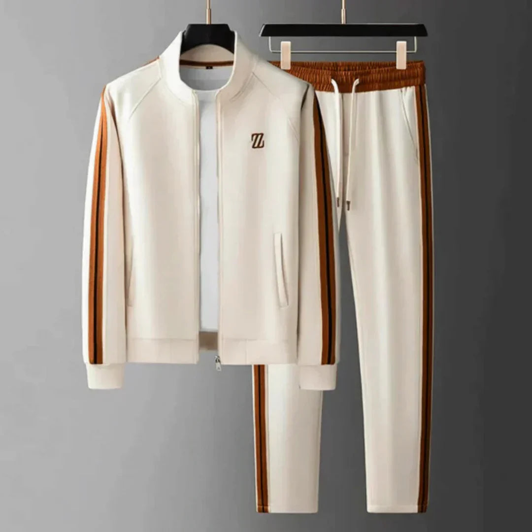 Wearclo | Men's Tracksuit with Side Stripe Detail