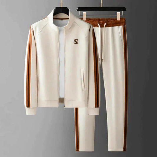 Wearclo | Men's Tracksuit with Side Stripe Detail