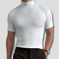 Wearclo | Men's Breathable Mock Neck Top