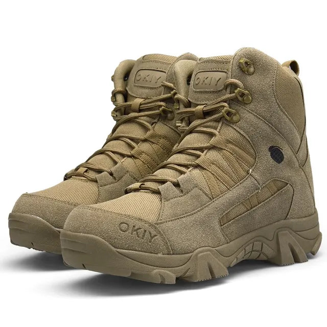Wearclo | Men's Waterproof Hiking Boots with High Grip Sole