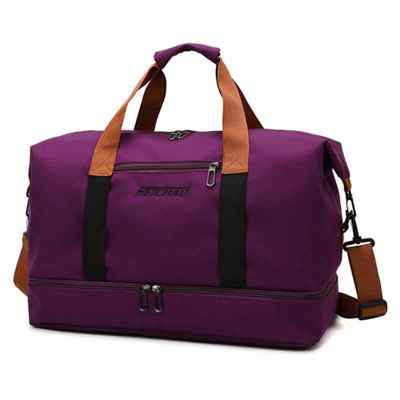 Wearclo | Men's & Women's Travel Duffel Bag with Shoe Compartment