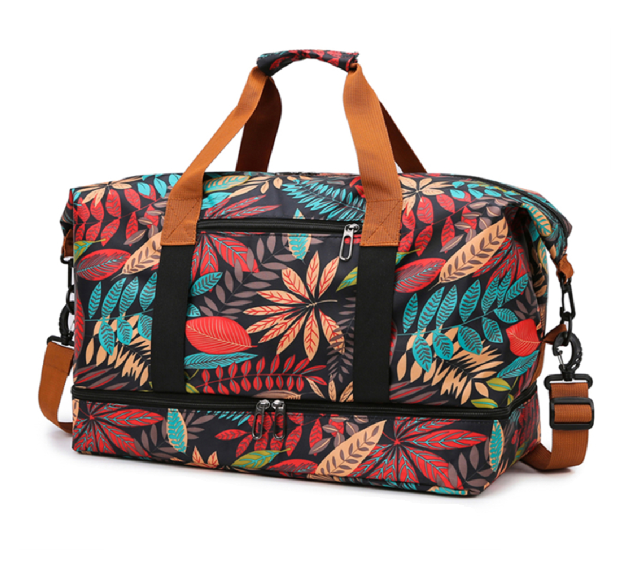 Wearclo | Men's & Women's Travel Duffel Bag with Shoe Compartment
