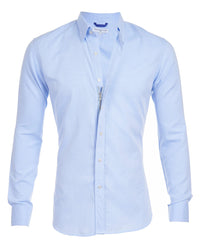 Wearclo | Men's Contemporary Zip-Front Casual Shirt