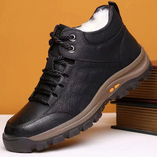 Wearclo | Men's Supportive Orthopedic Lace-Up Shoes - Image 1