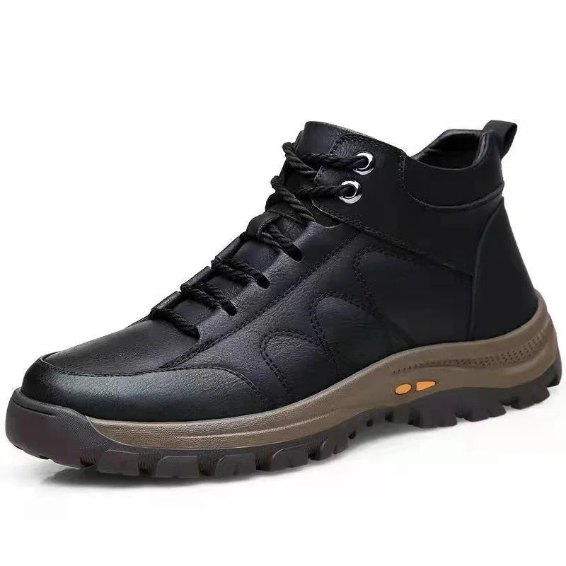 Wearclo | Men's Supportive Orthopedic Lace-Up Shoes - Image 2