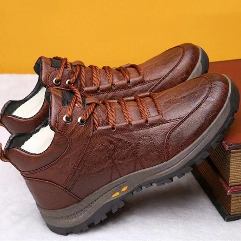 Wearclo | Men's Supportive Orthopedic Lace-Up Shoes - Image 3