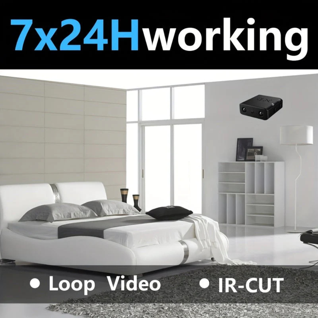 Wearclo | Mini HD Surveillance Camera with Night Vision