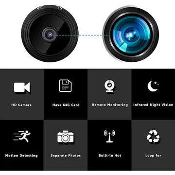 Wearclo | Mini Wireless Magnetic Camera with Audio and Video Live Stream