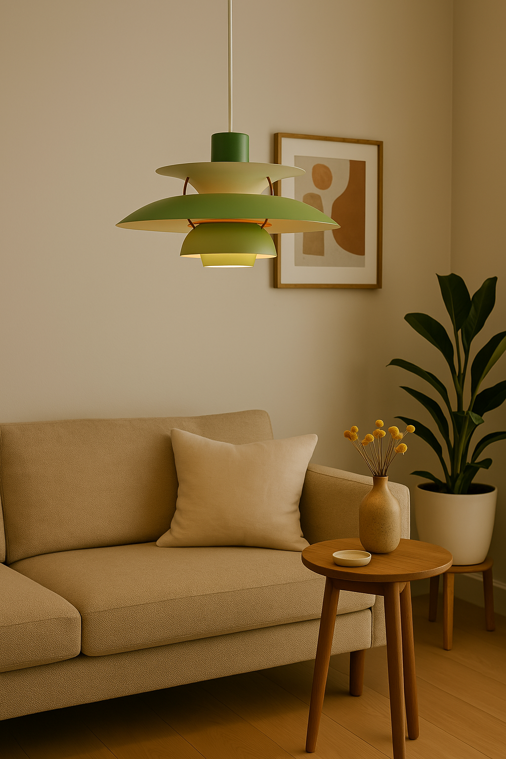 Wearclo | Modern LED Ceiling Lamp Round – Dimmable & Durable – Stylish Lighting for Living Room, Dining Room & Office
