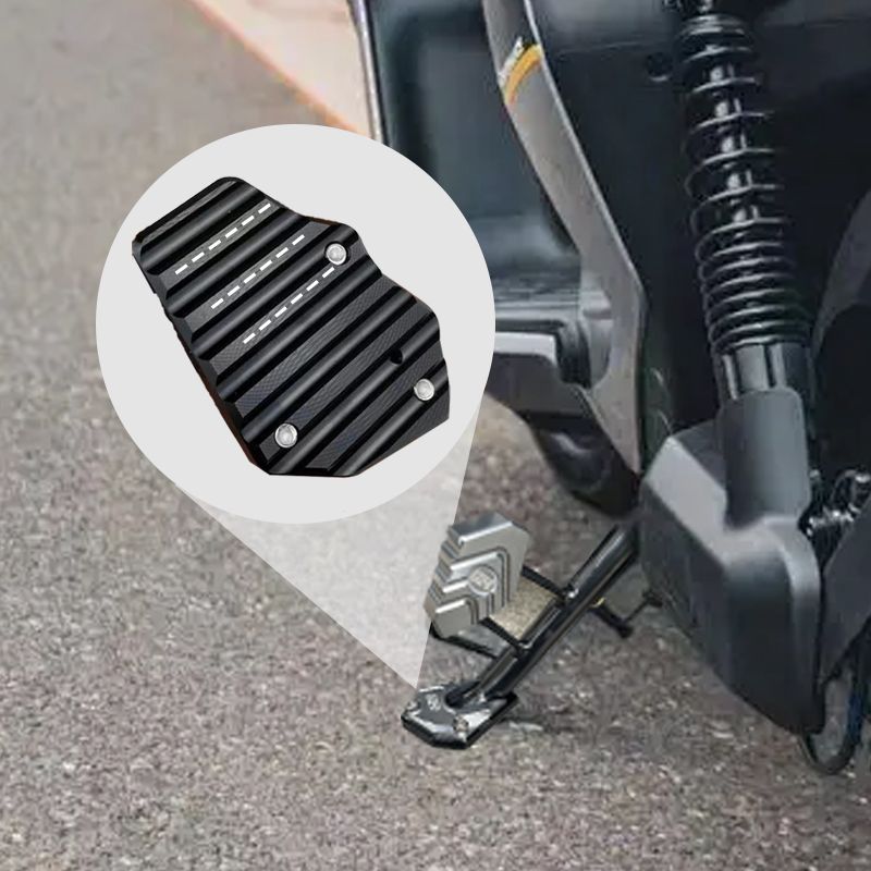 Wearclo | Motorcycle kickstand foot side stand extension pad