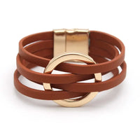 Wearclo | Multi-Layer O-Leather Wrap Bracelet