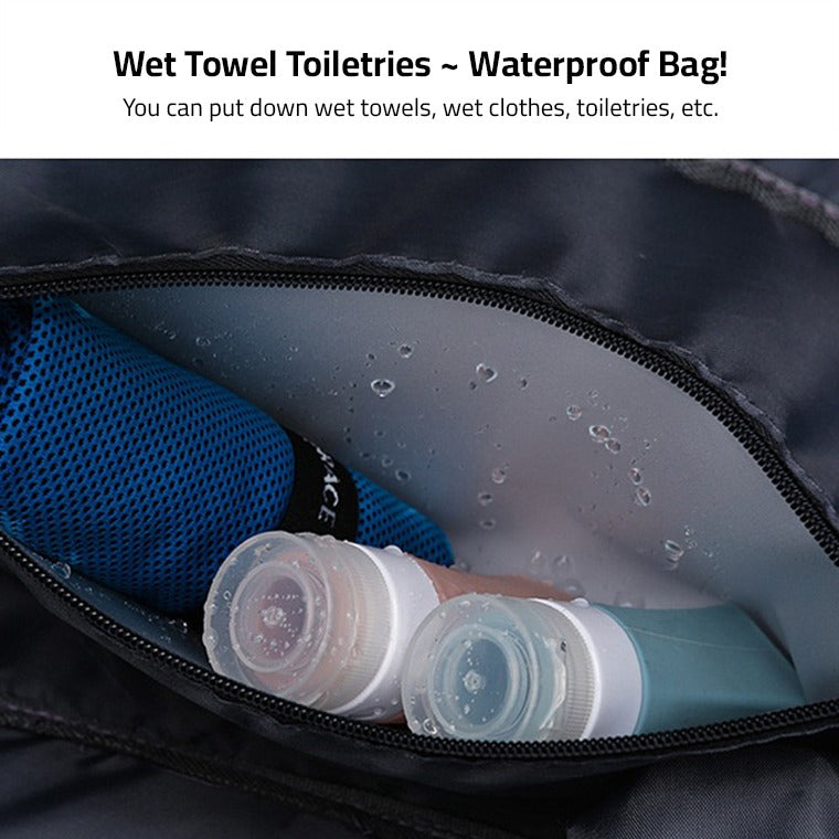 Wearclo | Multi-Pocket Travel Bag, Sports and Gym Duffle with Separate Shoe Compartment