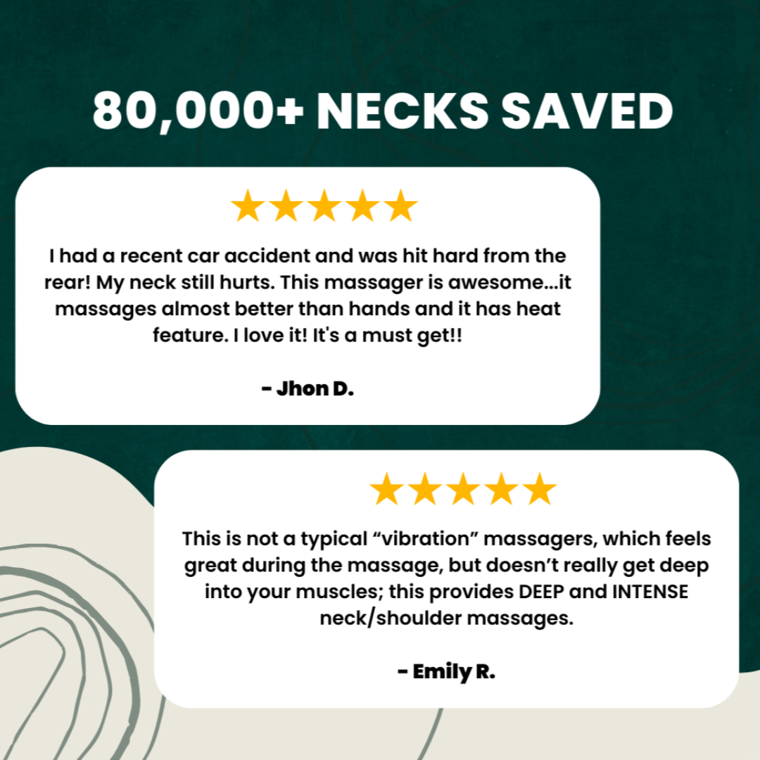 Wearclo | Neck Warmer & Massage Device | Neck and Shoulder Heat for Muscle Relaxation | Adjustable Settings for Stress Reduction | Targeted Neck Pain and Relaxation