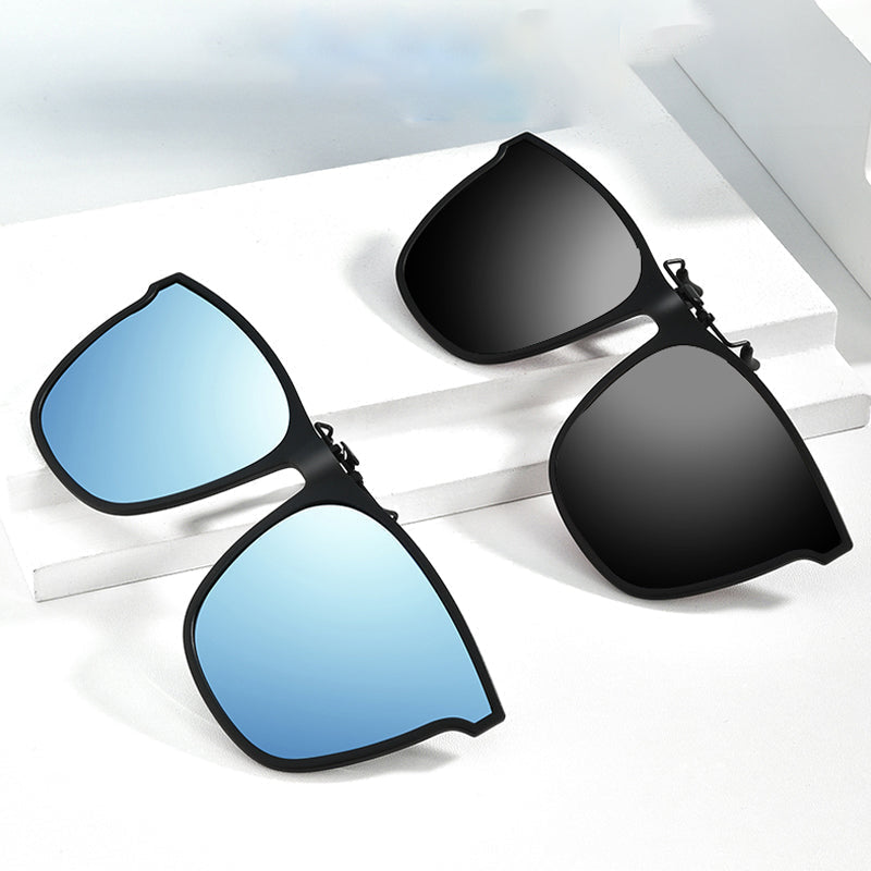 Wearclo | New polarized clip-on folding sunglasses