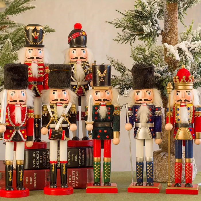 Wearclo | NussknackerJoy - Wooden Nutcracker Soldier Figure for Timeless Christmas Magic