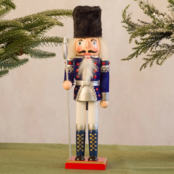 Wearclo | NutcrackerJoy - Wooden Nutcracker Soldier Figure for Timeless Christmas Charm
