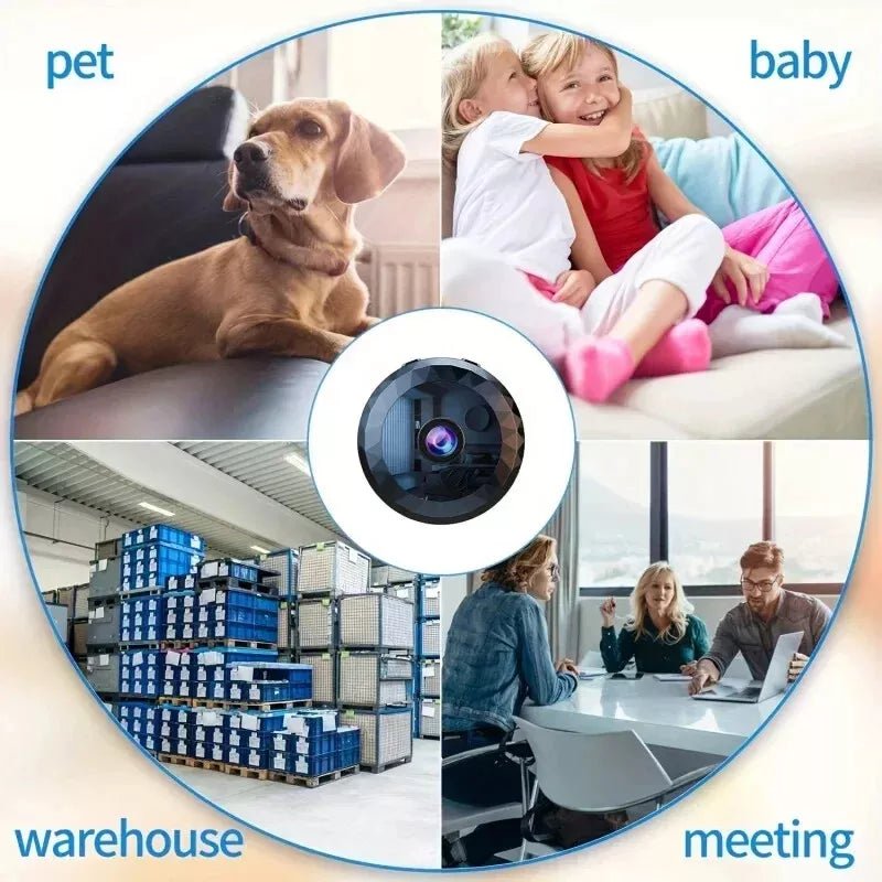 Wearclo | OPTIGUARD – Magnetic Mini WiFi Camera 1080P HD with Night Vision & Motion Detection