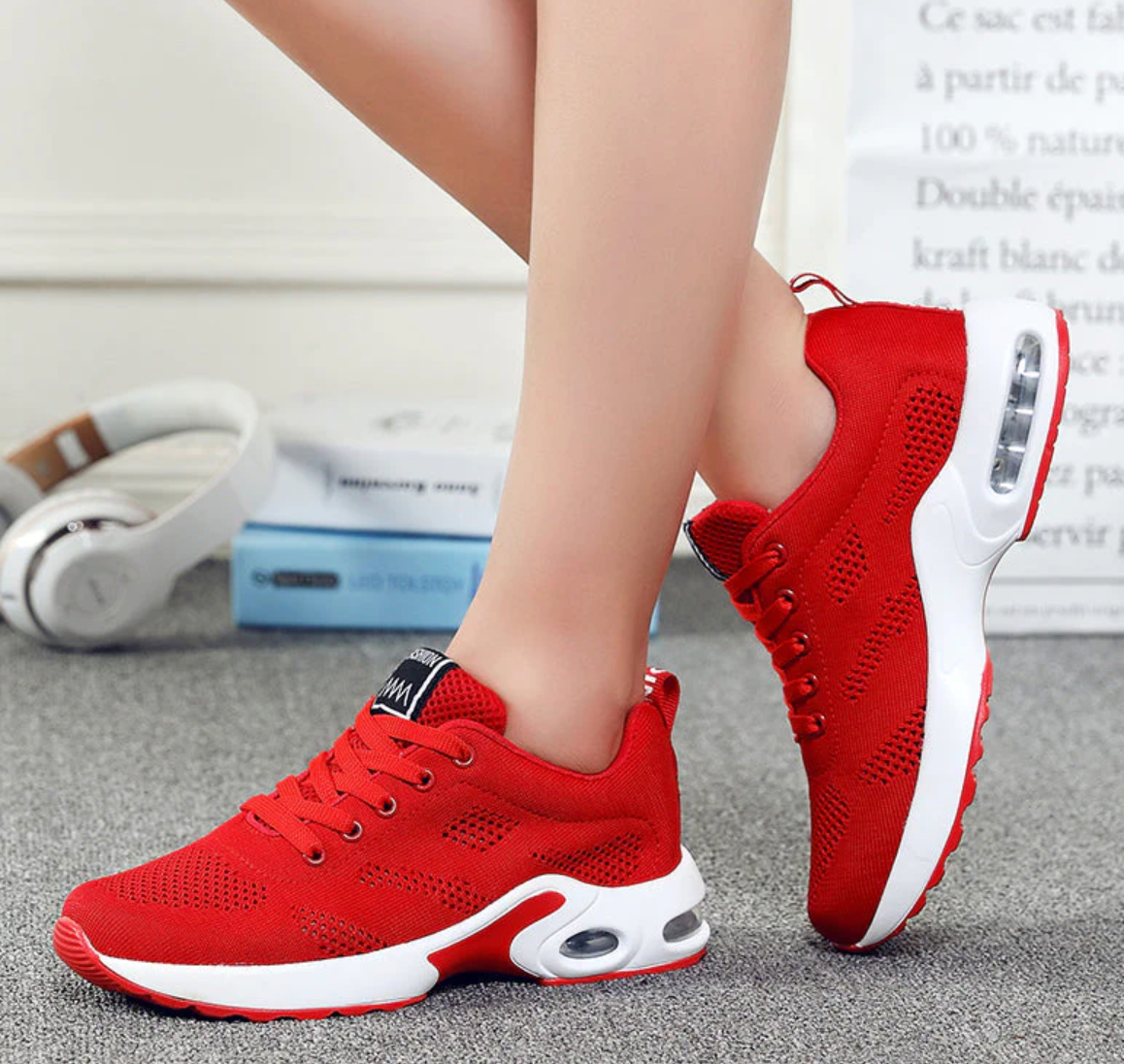 Wearclo | Orthopedic Slip-On Shoes for Women | Comfort and Support | Mesh