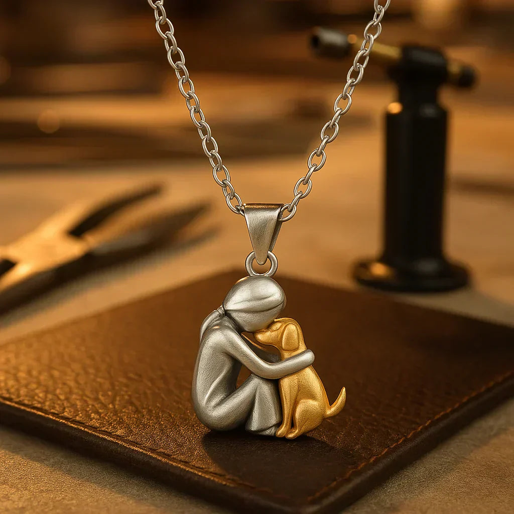 Wearclo | PawHeart Necklace – Jewelry for Dog Lovers with Paw Print