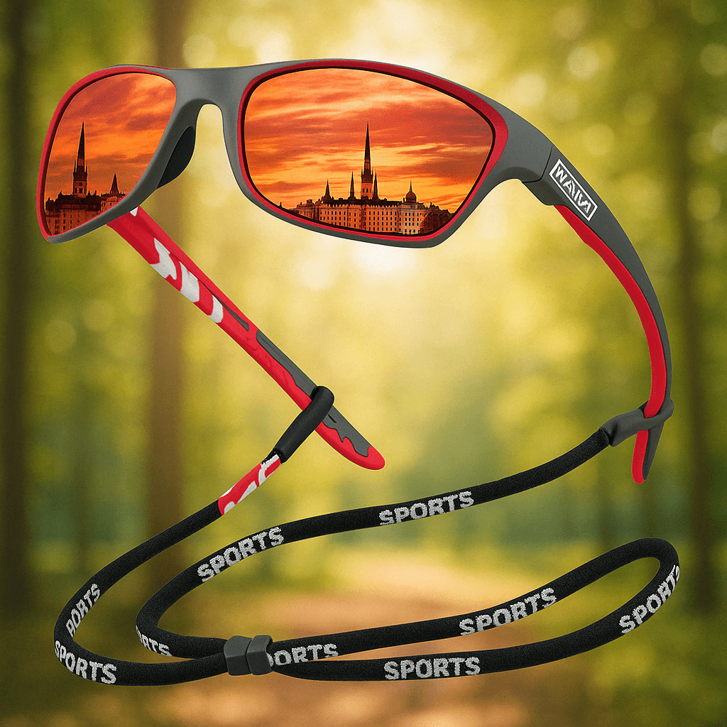 Wearclo | Polarized Sport Sunglasses with UV400 Protection for Outdoor & Everyday