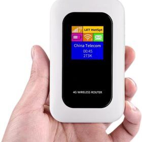 Wearclo | Portable 5G Wi-Fi Router | Secure, High-Speed Connection for Travel & Home Use