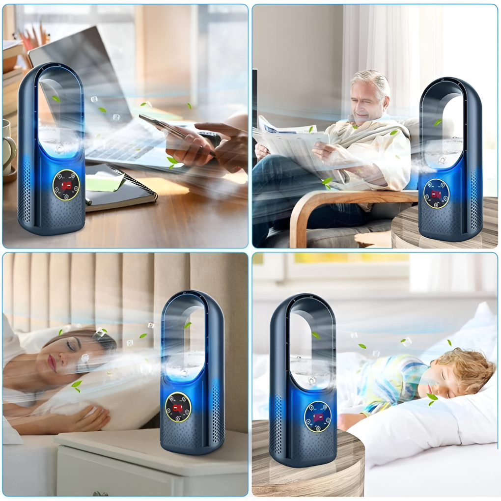 Wearclo | Portable Bladeless Table Air Conditioner