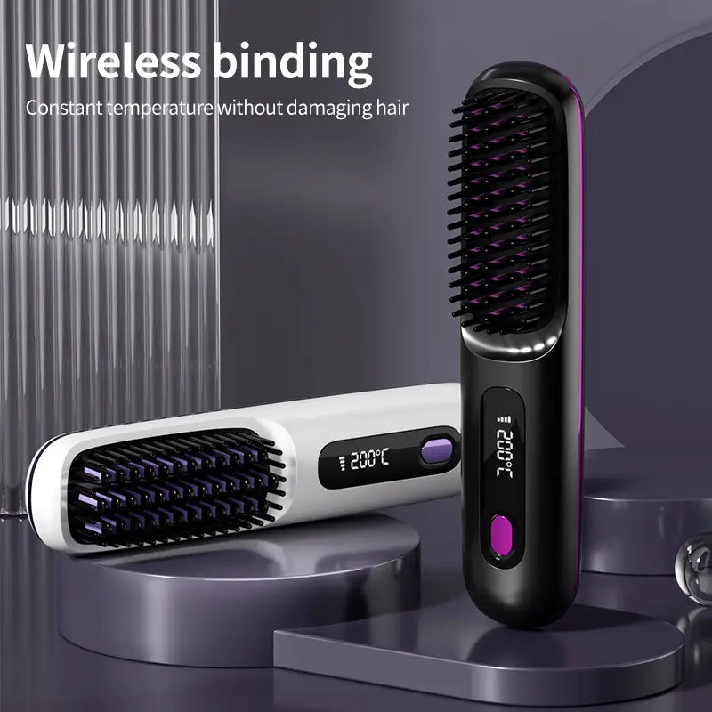 Wearclo | Portable Hair Styling Brush | Smooth and Healthy Hair Anytime, Anywhere