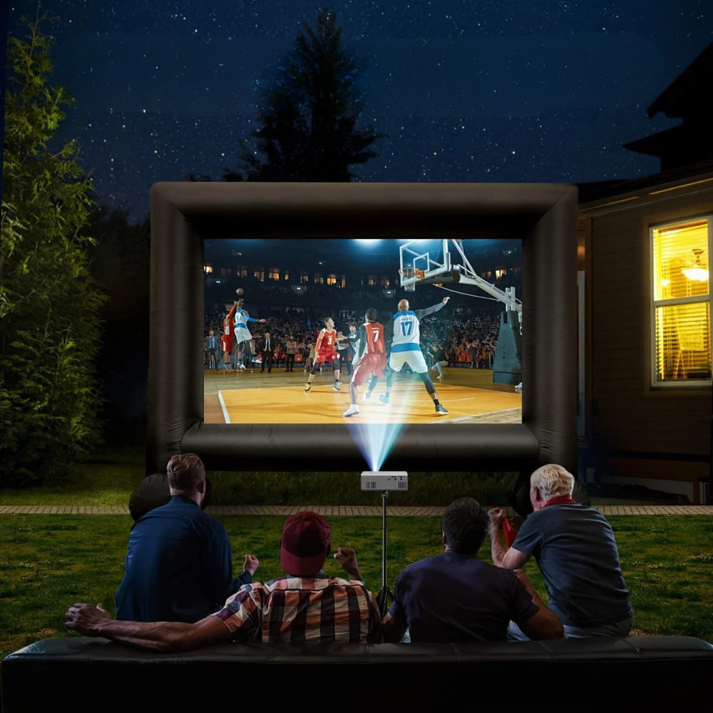 Wearclo | Portable Mini HD LED Projector Home Theater Outdoor 3000 Lumen